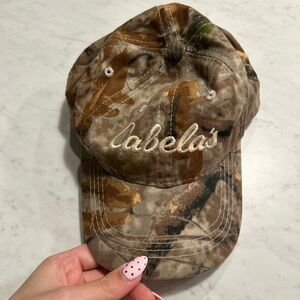 Cabelas Youth Camo Print Embroidered Hat OS